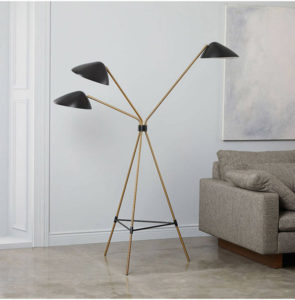 Mid-Century Curvilinear Floor Lamp by West Elm - Retro to Go