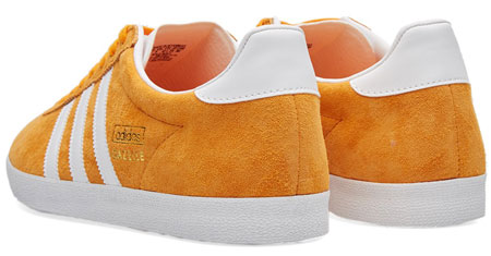 adidas orange gazelle trainers