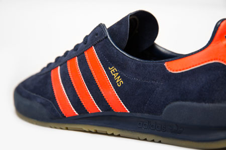 adidas navy jeans trainers