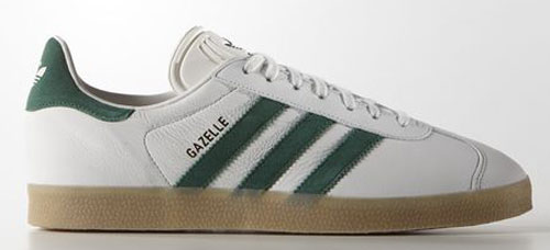 leather gazelle trainers