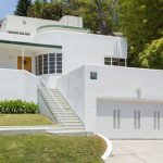 1930s Milton J. Black-designed streamline moderne property in Los Feliz, California, USA