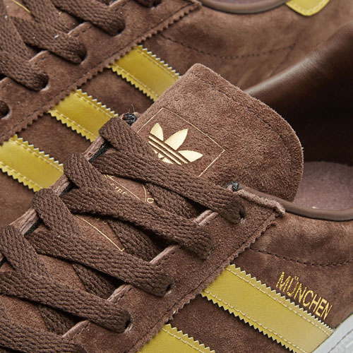 adidas munchen brown and gold
