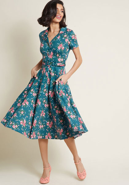 1950s Caterina swing dress at Collectif - Retro to Go