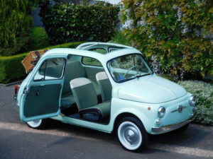 Restored 1962 Fiat 500D Trasformabile car on eBay - Retro to Go