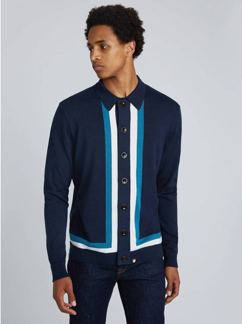 1960s-style contrast panel tops at Pretty Green - Retro to Go