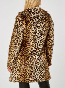 Leopard Print Faux Fur Coat at Dorothy Perkins - Retro to Go