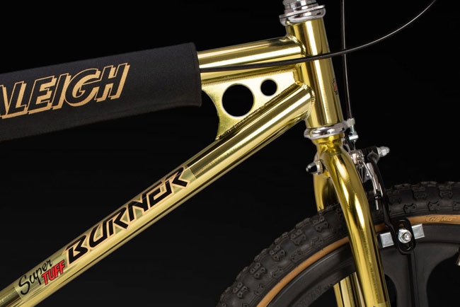 black and gold raleigh burner