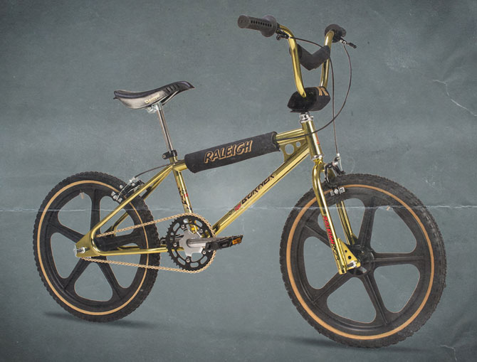 raleigh bmx bikes 1980