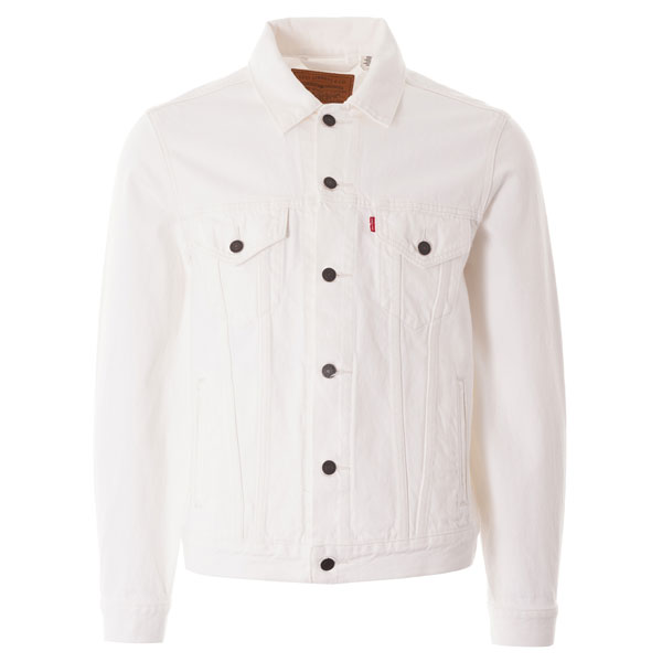 Vintage Levi's denim jacket in white 