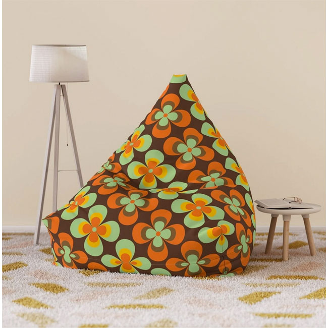 1970s-style bean bag chairs by Kate McEnroe - Retro to Go