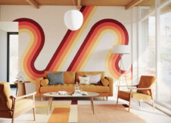 1970s-style wall murals by Bobbi Beck