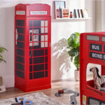 Dial up a red telephone box wardrobe for your bedroom